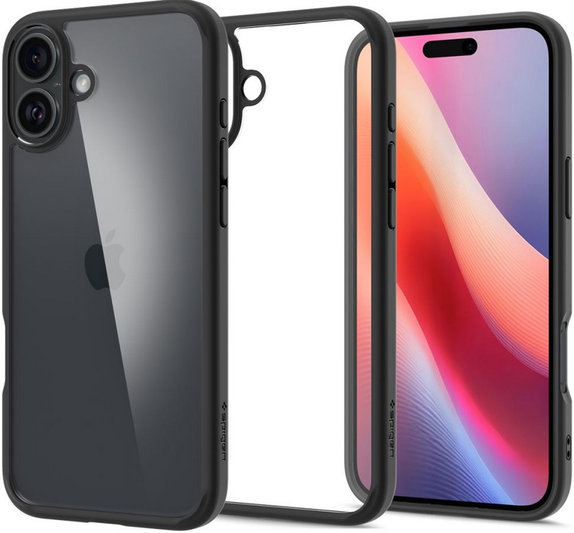 Калъф Ultra Hybrid за iPhone 16, Matte Black