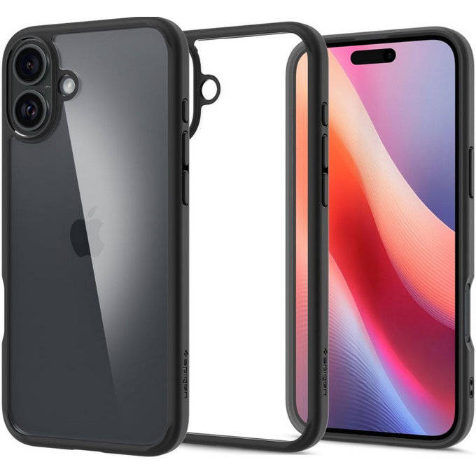 Калъф Ultra Hybrid за iPhone 16, Matte Black