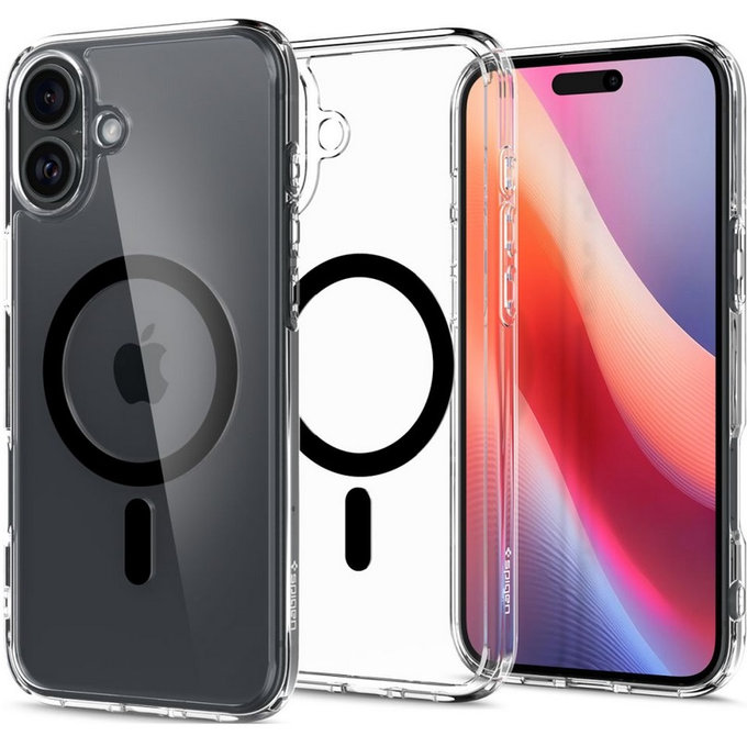 Калъф Ultra Hybrid с MagSafe за iPhone 16, Черно, Black