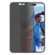 Закалено стъкло UWF Privacy с апликатор за iPhone 16 Plus, Черно, Black, PanzerGlass
