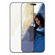 Закалено стъкло UWF Eyecare с апликатор за iPhone 16 Pro Max, Черно, Black, PanzerGlass