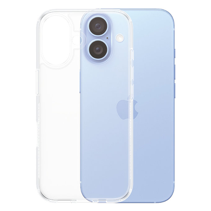 Калъф HardCase за iPhone 16, Прозрачен, Transparent