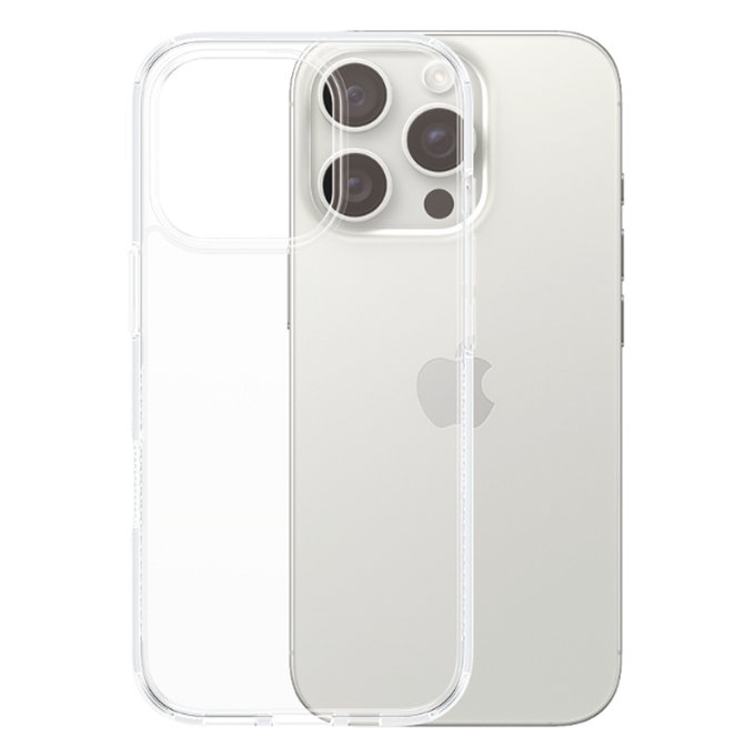 Калъф HardCase за iPhone 16 Pro, Прозрачен, Transparent