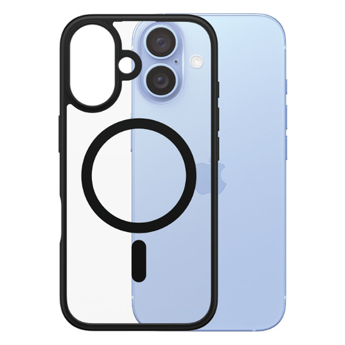 Калъф HardCase с MagSafe за iPhone 16, Черно, Black