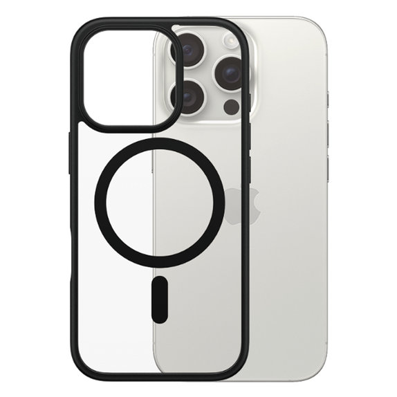 Калъф HardCase с MagSafe за iPhone 16 Pro, Черно, Black