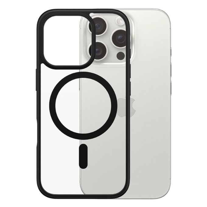 Калъф HardCase с MagSafe за iPhone 16 Pro, Черно, Black