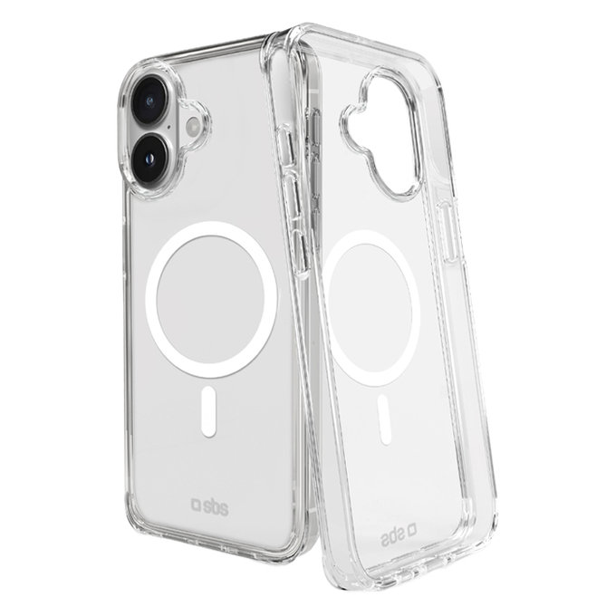 Калъф Light Mag с MagSafe за iPhone 16, Прозрачен, Transparent