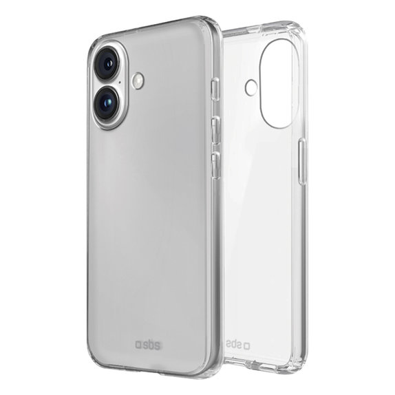 Калъф Skinny за iPhone 16, Прозрачен, Transparent, SBS