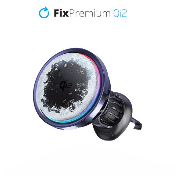 MagSafe мини зарядно за кола с Qi2, Черно, Black, FixPremium