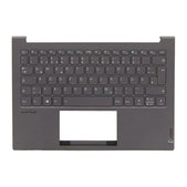 Капак C + клавиатура за Lenovo ThinkBook 13X ITG, DE, Slate Grey, 77034096, палмрест, Genuine Service Pack