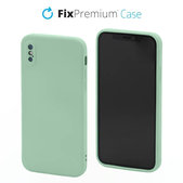 Силиконов калъф за iPhone X и XS, Зелено, Green, FixPremium