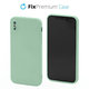 Силиконов калъф за iPhone X и XS, Зелено, Green, FixPremium
