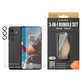 Bundle Hoops + Закалено стъкло UWF + Hard Case D3O за Samsung Galaxy S24, PanzerGlass