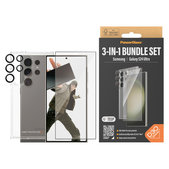 Bundle Hoops + Закалено стъкло UWF + Hard Case D3O за Samsung Galaxy S24 Ultra, PanzerGlass