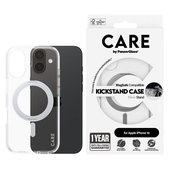 Калъф Kickstand с MagSafe за iPhone 16, Сребристо, CARE