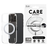 Калъф Kickstand с MagSafe за iPhone 16 Pro, Сребристо, CARE
