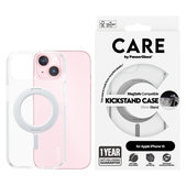 Калъф Kickstand с MagSAFE by PanzerGlass за iPhone 15, Сребристо, PanzerGlass