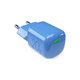 Зарядно устройство MiniPro USB-C, GaN, 20W, син лагун, Blue Lagon, PURO