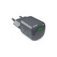 Зарядно устройство MiniPro USB-C, GaN, 20W, черна стрида, Black Oyster, PURO