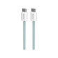 USB-C / USB-C кабел 60W Fabrik FABK4, 1.5m, Island Mist, PURO