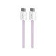 USB-C / USB-C кабел 60W Fabrik FABK4, 1.5m, Coraltastic, PURO
