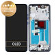 Дисплей за Motorola Edge 50 Neo, Nautical Blue, Тъчскрийн с рамка, 5D68C28686 Genuine Service Pack