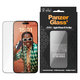 Закалено стъкло UWF Ceramic с апликатор за iPhone 15 Pro Max, Черно, PanzerGlass