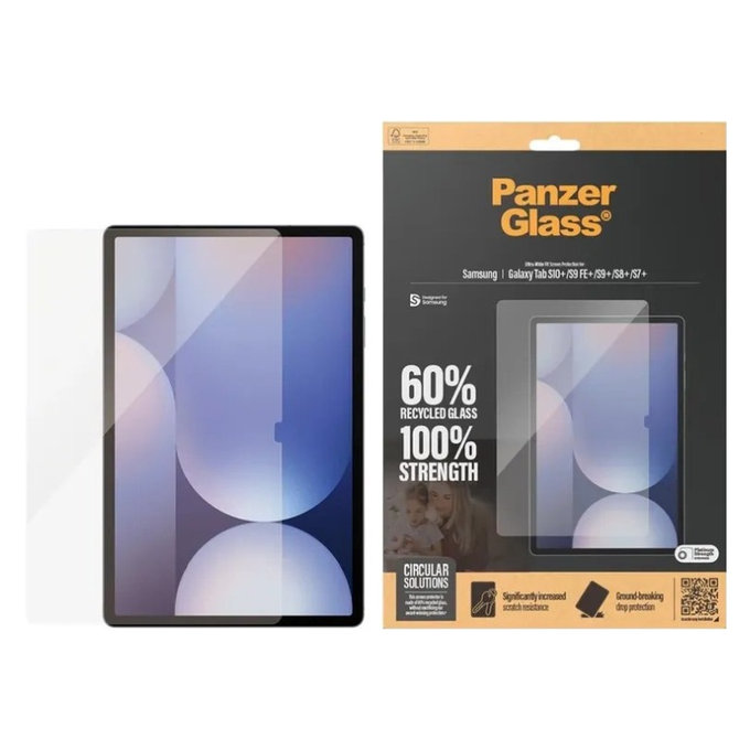 Закалено стъкло UWF за Samsung Galaxy Tab S8/S9 Plus, Прозрачно, PanzerGlass
