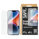 Закалено стъкло Case Friendly за iPhone 16e/14/13 Pro/13, Черно, SAFE