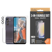Bundle Hoops + Закалено стъкло UWF + Hard Case D3O за Samsung Galaxy A25 5G, Прозрачно, PanzerGlass