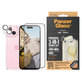 Bundle PicturePerfect + Закалено стъкло UWF + Hard Case D3O за iPhone 15, PanzerGlass
