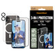 Bundle 3 в 1 Hoops + UWF закалено стъкло + Hard Case за iPhone 16, PanzerGlass