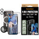 Bundle Hoops + Закалено стъкло UWF + Hard Case + Magnetic Ring Mount за iPhone 16 Plus, PanzerGlass