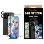 Bundle Hoops + UWF закалено стъкло за iPhone 16 Pro, PanzerGlass