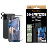 Bundle Hoops + UWF закалено стъкло за iPhone 16 Plus, PanzerGlass