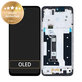 Дисплей за Motorola Moto G35 5G, Black, Тъчскрийн с рамка, 5D68C28856 Genuine Service Pack