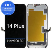 Дисплей Hard OLED за iPhone 14 Plus, Тъчскрийн с рамка, FixPremium