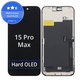Дисплей Hard OLED за iPhone 15 Pro Max, Тъчскрийн с рамка, FixPremium