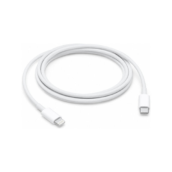 Lightning / USB-C кабел, 1.5m, Бял, White, FixPremium