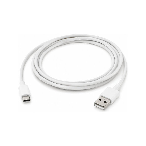 USB-C / USB кабел, 1.5m, Бял, White, FixPremium