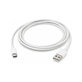 USB-C / USB кабел, 1.5m, Бял, White, FixPremium