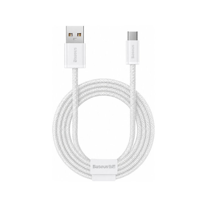 USB-C / USB кабел, 1.5m, Бял, White, Baseus