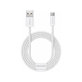 USB-C / USB кабел, 1.5m, Бял, White, Baseus