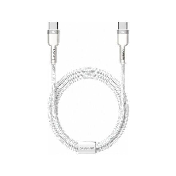 USB-C / USB-C кабел, 1.5m, Бял, White, Baseus