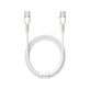 USB-C / USB-C кабел, 1.5m, Бял, White, Baseus