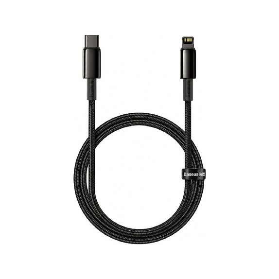 Lightning / USB-C кабел, 1.5m, Черно, Black, Baseus
