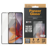 Закалено стъкло UWF за Motorola Moto G75 5G, Черно, PanzerGlass