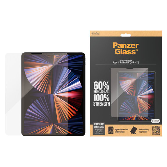 Закалено стъкло UWF за iPad Pro 12,9'', Прозрачно, PanzerGlass