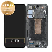 дисплей за Samsung S23 Plus S916B, Тъчскрийн и рамка, GH82-30477C, зелен, Green, Genuine Service Pack