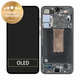 дисплей за Samsung S23 Plus S916B, Тъчскрийн и рамка, GH82-30477C, зелен, Green, Genuine Service Pack